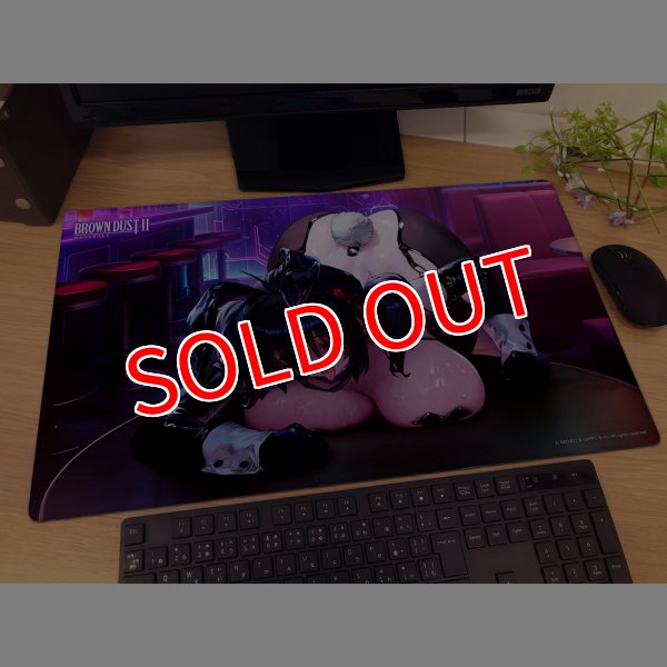 画像2:  【予約商品】  カーテン魂　ブラウンダスト2　ラバーマット（ロエン／セレブリティ・バニー） 【26年4月中旬発売】    (2)