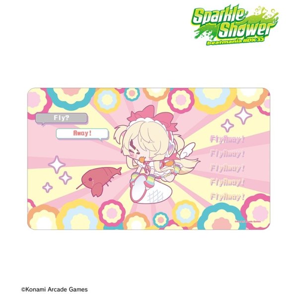 画像1:  【予約商品】  アルマビアンカ　beatmania IIDX 33 Sparkle Shower FlyAway マルチデスクマット 【26年3月中旬発売】    (1)