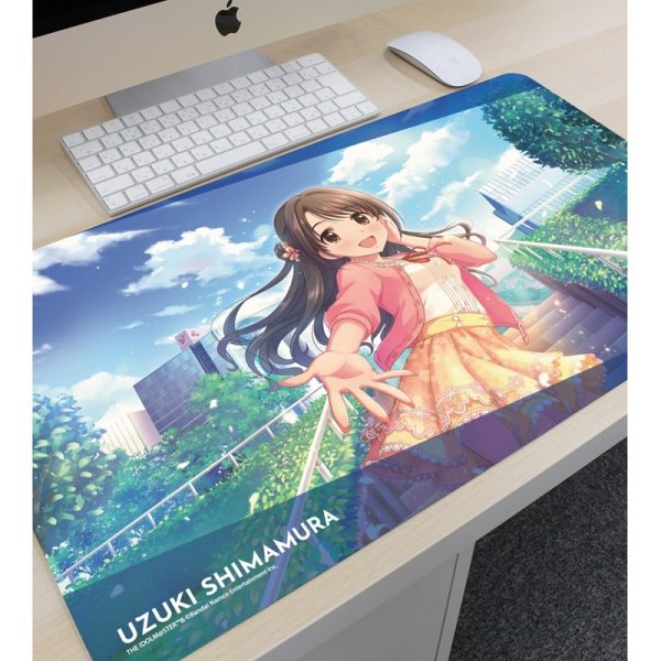 画像2:  【予約商品】  アルマビアンカ　アイドルマスター シンデレラガールズ [ステージオブマジック]島村卯月 マルチデスクマット 【26年3月下旬発売】 (2)