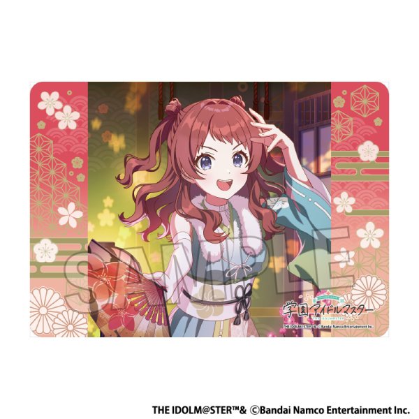 画像1:  【予約商品】  PROOF 学園アイドルマスター イラストプレイマットNT Fighting My Way '25ひな祭り 花海咲季 【26年3月発売】 (1)