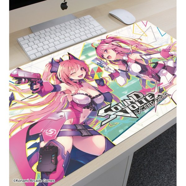 画像2:  【予約商品】  アルマビアンカ　SOUND VOLTEX EXCEED GEAR レイシス＆グレイス マルチデスクマット 【26年3月中旬発売】    (2)