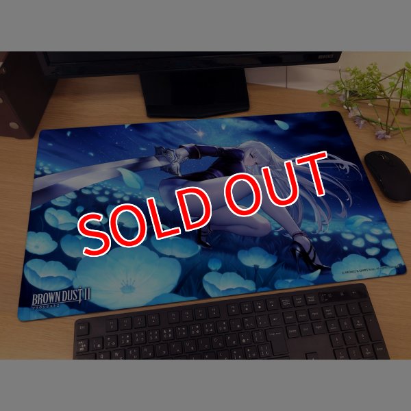 画像2:  【予約商品】  カーテン魂　ブラウンダスト2　ラバーマット（ブレイド／公女） 【26年4月中旬発売】    (2)