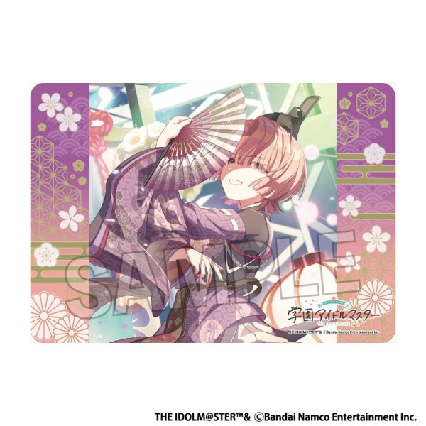 画像1:  【予約商品】  PROOF 学園アイドルマスター イラストプレイマットNT 雪解けに 有村麻央 【26年3月発売】 (1)