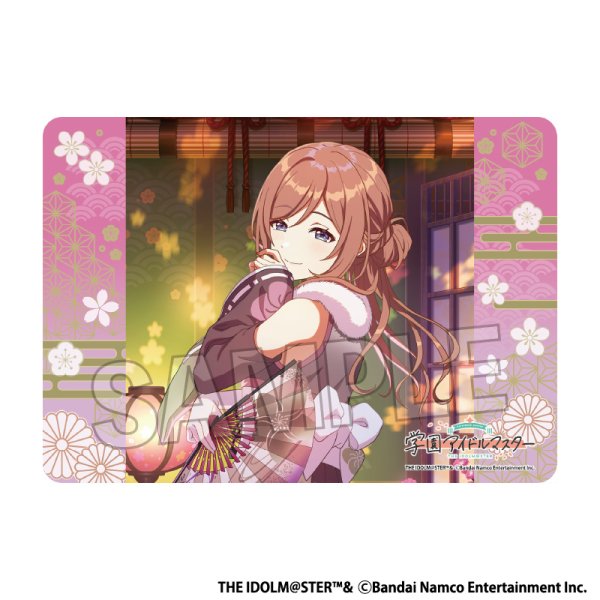 画像1:  【予約商品】  PROOF 学園アイドルマスター イラストプレイマットNT clumsy trick '25ひな祭り 姫崎莉波 【26年3月発売】 (1)