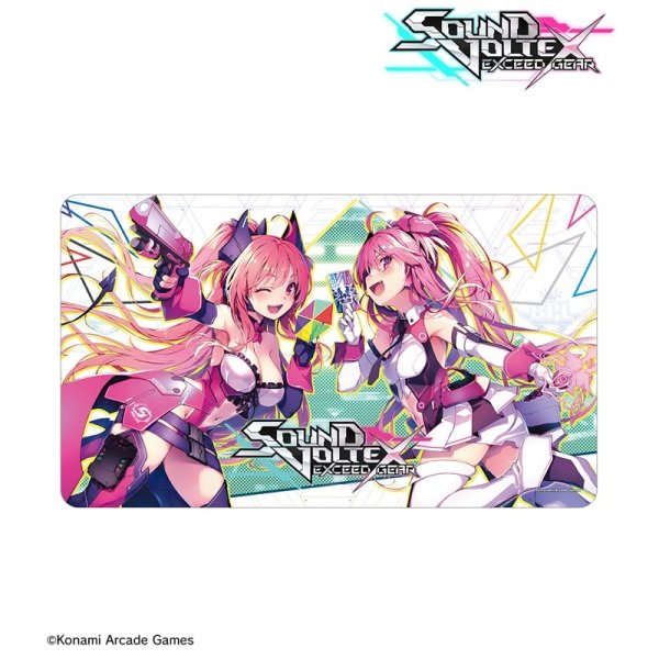 画像1:  【予約商品】  アルマビアンカ　SOUND VOLTEX EXCEED GEAR レイシス＆グレイス マルチデスクマット 【26年3月中旬発売】    (1)