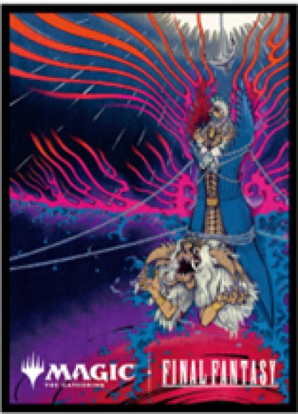 画像1:  【予約商品】  『マジック：ザ・ギャザリング――FINAL FANTASY』 プレイヤーズカードスリーブ MFS-60 「木版画」ボーダーレス版 《召喚：アニマ》（80枚入り） 【26年3月27日発売】    (1)