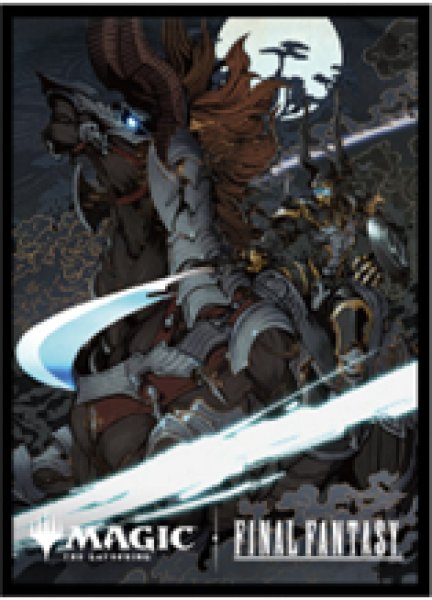 画像1:  【予約商品】  『マジック：ザ・ギャザリング――FINAL FANTASY』 プレイヤーズカードスリーブ MFS-64 「木版画」ボーダーレス版 《召喚：蛮神オーディン》（80枚入り） 【26年3月27日発売】    (1)