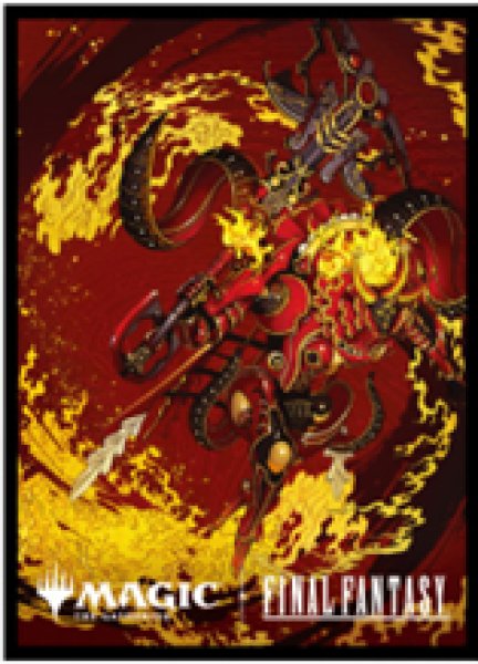 画像1:  【予約商品】  『マジック：ザ・ギャザリング――FINAL FANTASY』 プレイヤーズカードスリーブ MFS-63 「木版画」ボーダーレス版 《召喚：ブリュンヒルデ》（80枚入り） 【26年3月27日発売】    (1)