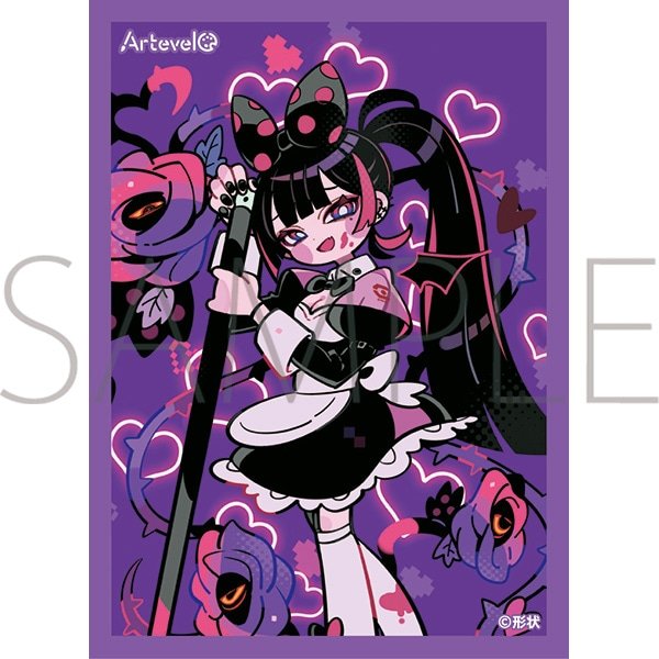 画像1:  【予約商品】  Arteveloカードスリーブ　形状　「continue？」（art-010）（65枚入り） 【26年3月13日発売】 (1)