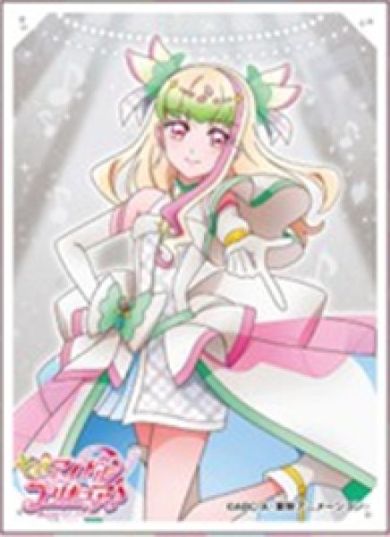 画像1:  【予約商品】  キャラクタースリーブ キミとアイドルプリキュア♪ キュアズキューン (EN-1565)（65枚入り） 【26年3月27日発売】 (1)