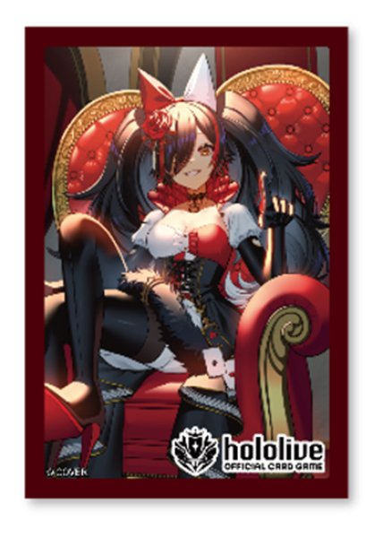 画像1:  【予約商品】  hololive OFFICIAL CARD GAME オフィシャルホロカスリーブ Vol.36 『大神ミオ』（55枚入り） 【26年3月13日発売】    (1)