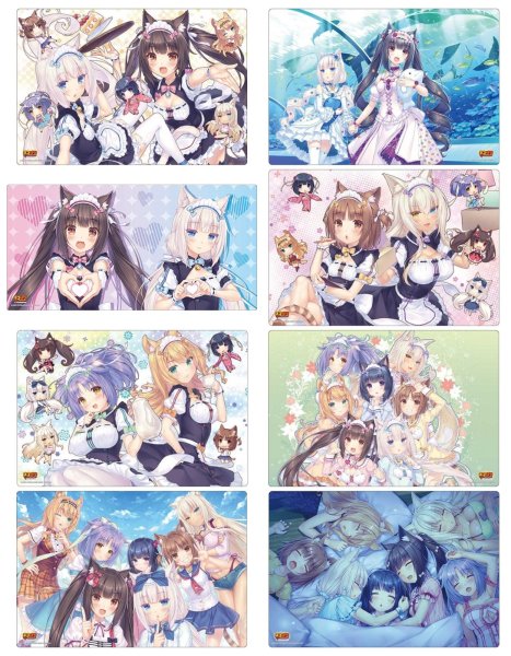 画像2:  【予約商品】  ブシロード ラバーマットコレクション V2 Vol.1970  『ネコぱら ラブプロジェクト』C 【26年3月13日発売】 (2)