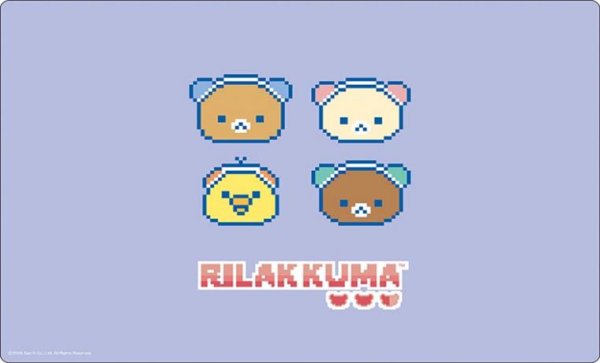 画像1:  【予約商品】  ブシロード ラバーマットコレクション V2 Vol.1974  『リラックマ』ゲーミングリラックマ 【26年3月20日発売】 (1)