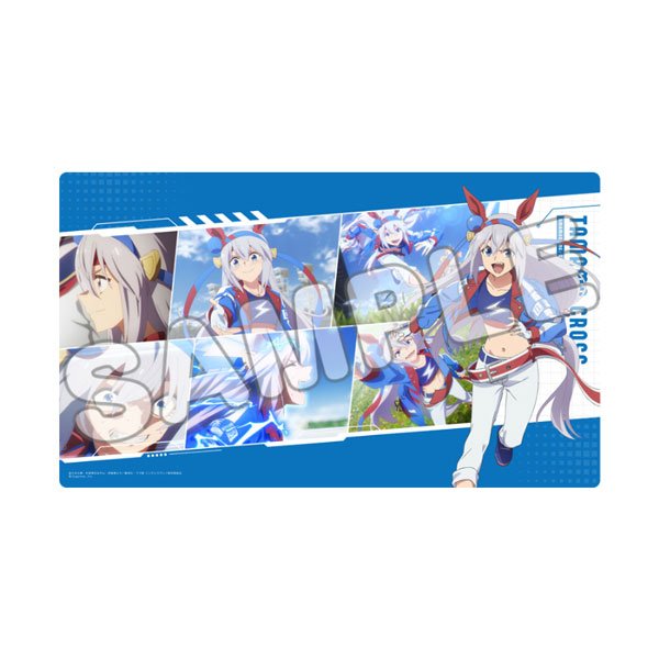 画像1:  【予約商品】  TBSグロウディア　アニメ『ウマ娘 シンデレラグレイ』場面写ラバーマット タマモクロス 【26年3月発売】 (1)