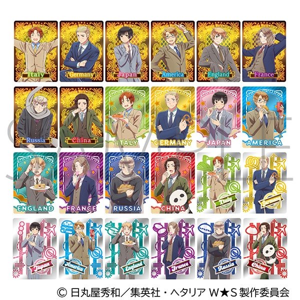 画像2:  【予約商品】  ムービック　「ヘタリア World★Stars（アニメ版）」ネオンコレクション  BOX（10パック入り） 【26年3月下旬発売】 (2)