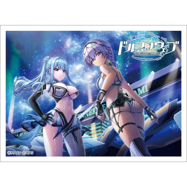 画像1:  【予約商品】  カーテン魂　ドルフィンウェーブ スリーブ（風を巻き起こす王者）（65枚入り） 【26年4月下旬発売】 (1)