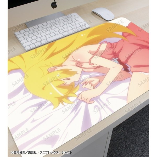 画像3:  【予約商品】  アルマビアンカ　〈物語〉シリーズ 忍野忍 場面写マルチデスクマット 【26年4月上旬発売】    (3)