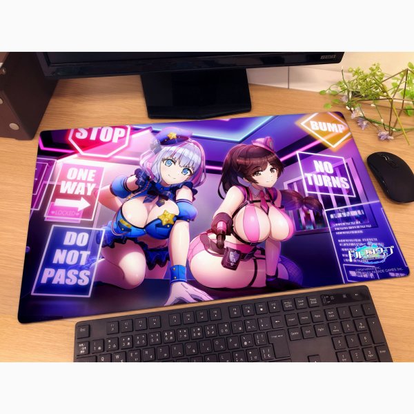 画像2:  【予約商品】  カーテン魂　ドルフィンウェーブ　ラバーマット（秘密の取調室） 【26年4月下旬発売】 (2)