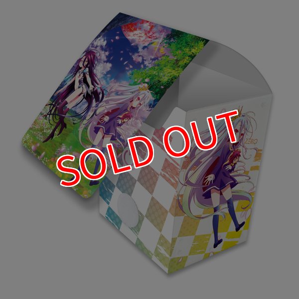 画像1:  【予約商品】  カーテン魂　ノーゲーム・ノーライフ ゼロ デッキケース（白＆シュヴィ） 【26年4月下旬発売】 (1)