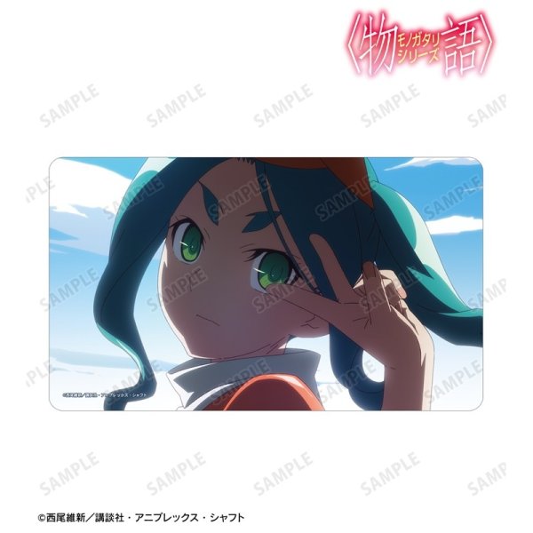 画像2:  【予約商品】  アルマビアンカ　〈物語〉シリーズ 斧乃木余接 場面写マルチデスクマット 【26年4月上旬発売】    (2)