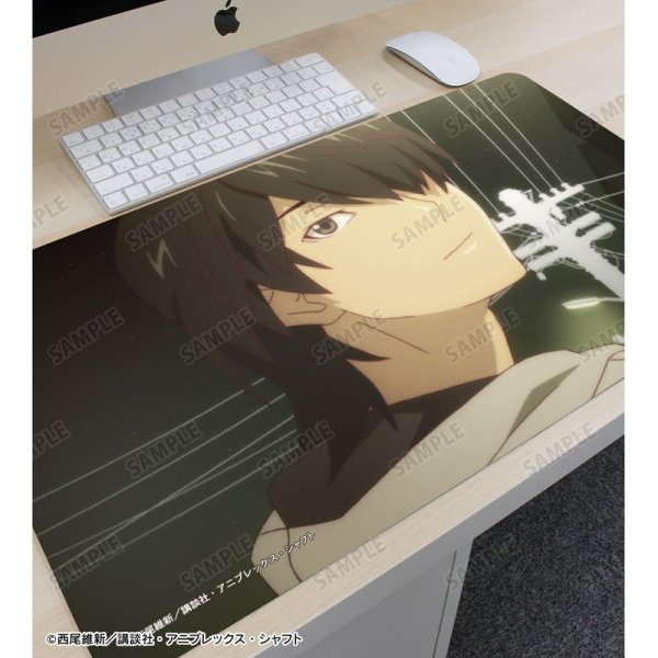 画像3:  【予約商品】  アルマビアンカ　〈物語〉シリーズ 阿良々木暦 場面写マルチデスクマット 【26年4月上旬発売】    (3)