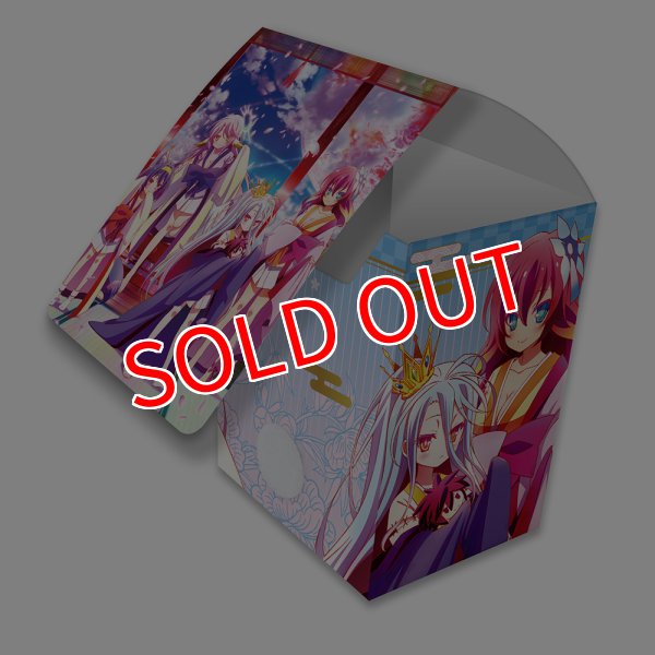 画像1:  【予約商品】  カーテン魂　ノーゲーム・ノーライフ デッキケース（着物） 【26年4月下旬発売】 (1)