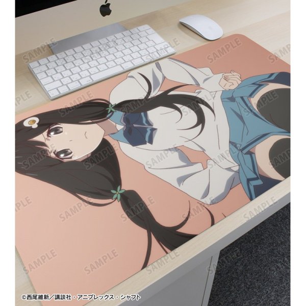 画像3:  【予約商品】  アルマビアンカ　〈物語〉シリーズ 阿良々木月火 場面写マルチデスクマット 【26年4月上旬発売】    (3)