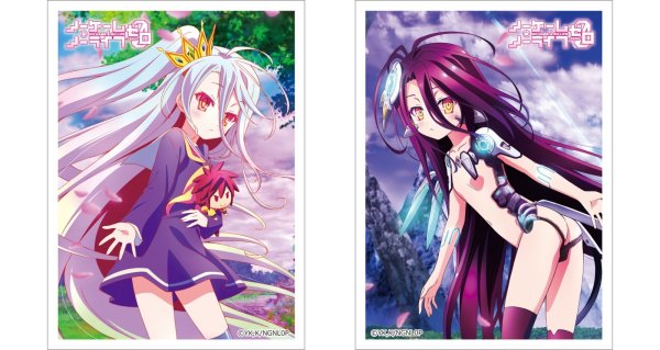 画像2:  【予約商品】  カーテン魂　ノーゲーム・ノーライフ ゼロ スリーブ（白）（65枚入り） 【26年4月下旬発売】 (2)