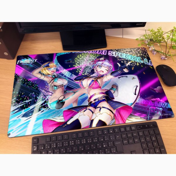 画像2:  【予約商品】  カーテン魂　ドルフィンウェーブ　ラバーマット（夢のスペシャルライブ！！） 【26年4月下旬発売】 (2)