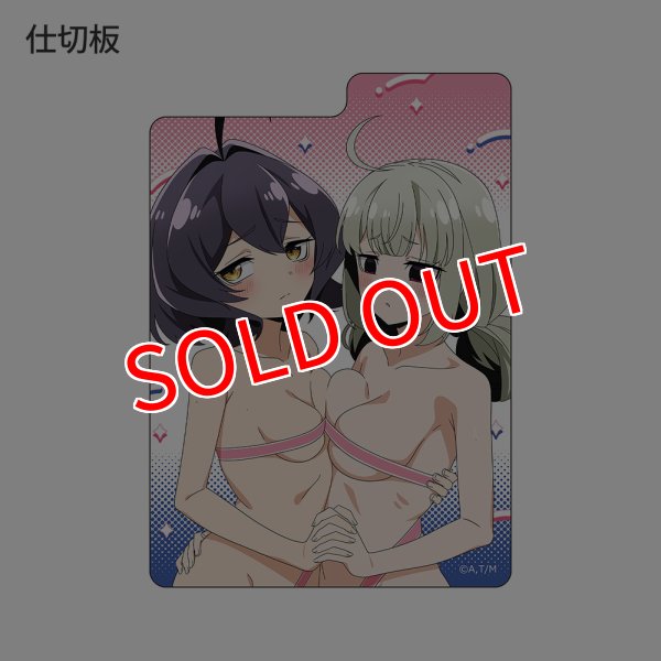 画像3:  【予約商品】  カーテン魂　魔法少女にあこがれて デッキケース（柊うてな＆阿良河キウィ／あこがれリボンコーデ） 【26年4月下旬発売】    (3)