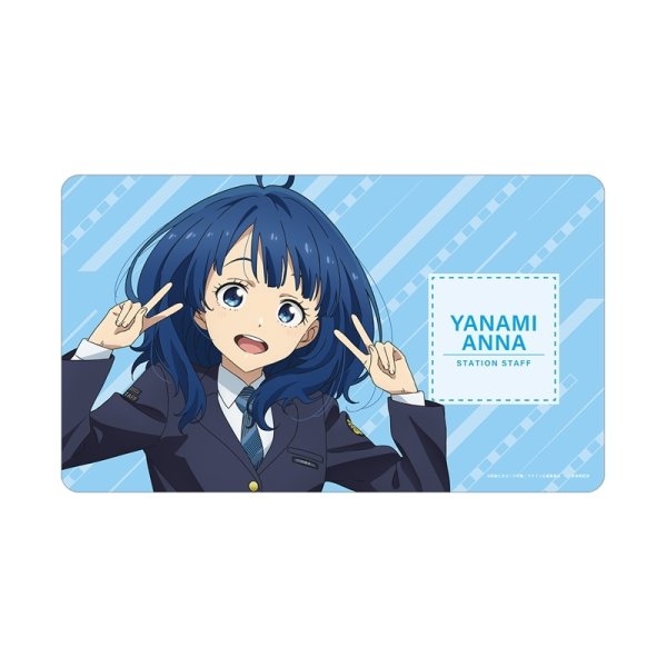 画像1:  【予約商品】  アルマビアンカ　TVアニメ『負けヒロインが多すぎる！』 描き下ろし 八奈見 杏菜 駅員ver. 第2弾 マルチデスクマット 【26年3月下旬発売】    (1)