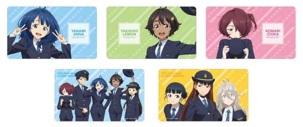 画像4:  【予約商品】  アルマビアンカ　TVアニメ『負けヒロインが多すぎる！』 描き下ろし 小鞠 知花 駅員ver. 第2弾 マルチデスクマット 【26年3月下旬発売】    (4)