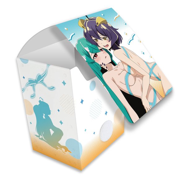 画像1:  【予約商品】  カーテン魂　魔法少女にあこがれて デッキケース（マジアベーゼ＆マジアアズール／あこがれリボンコーデ） 【26年4月下旬発売】    (1)