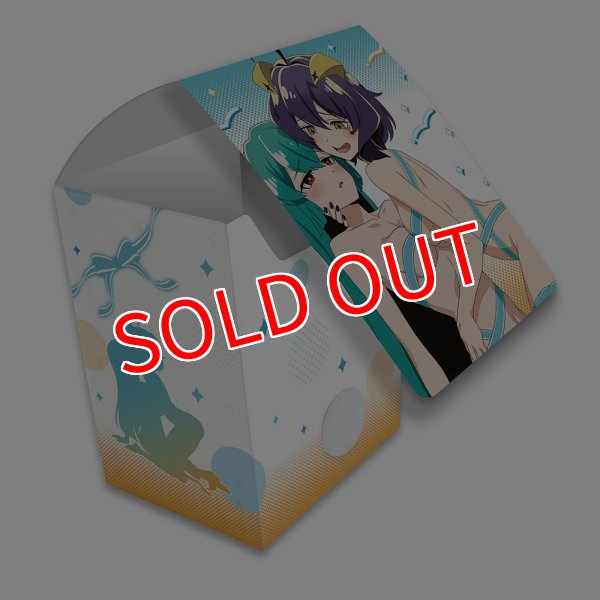 画像1:  【予約商品】  カーテン魂　魔法少女にあこがれて デッキケース（マジアベーゼ＆マジアアズール／あこがれリボンコーデ） 【26年4月下旬発売】    (1)