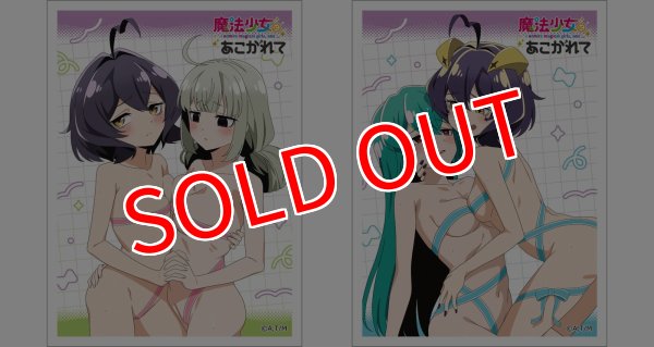 画像2:  【予約商品】  カーテン魂　魔法少女にあこがれて スリーブ（柊うてな＆阿良河キウィ／あこがれリボンコーデ）（65枚入り） 【26年4月下旬発売】    (2)