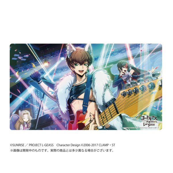 画像1:  【予約商品】  ツキナギ　ラバーデスクマットコレクション コードギアス 反逆のルルーシュ ロストストーリーズ スザク(ヒロイック・ギター) 【26年5月15日発売】    (1)