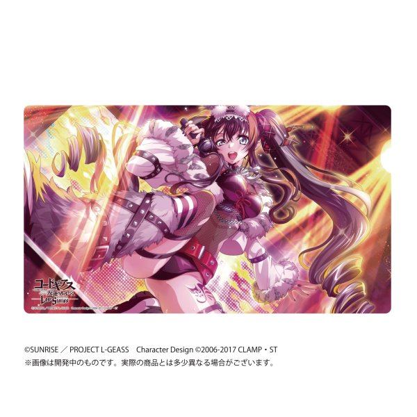 画像1:  【予約商品】  ツキナギ　ラバーデスクマットコレクション コードギアス 反逆のルルーシュ ロストストーリーズ 女主人公(パワフル・シンガー) 【26年5月15日発売】    (1)