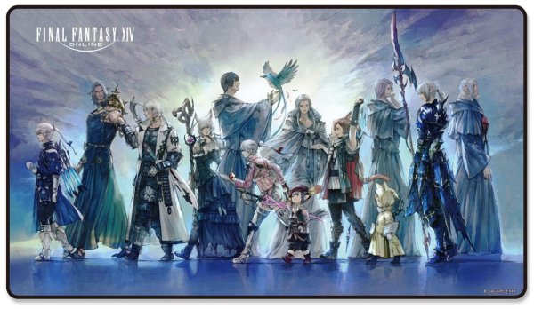 画像1:  【予約商品】  プレイマット ファイナルファンタジーXIV 託されし者たち 【26年5月発売】    (1)