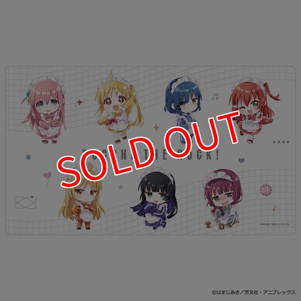 画像1:  【予約商品】  カーテン魂　ぼっち・ざ・ろっく！　ラバーマット（ジャージメイドA／イラスト なもり） 【26年4月下旬発売】 (1)