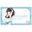 画像1:  【予約商品】  カーテン魂　ガールズ＆パンツァー 最終章　描き下ろしラバーマット（西住しほ／リゾート水着） 【26年4月下旬発売】 (1)