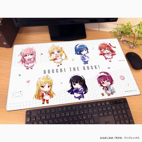 画像2:  【予約商品】  カーテン魂　ぼっち・ざ・ろっく！　ラバーマット（ジャージメイドA／イラスト なもり） 【26年4月下旬発売】 (2)