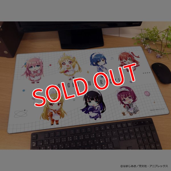 画像2:  【予約商品】  カーテン魂　ぼっち・ざ・ろっく！　ラバーマット（ジャージメイドA／イラスト なもり） 【26年4月下旬発売】 (2)