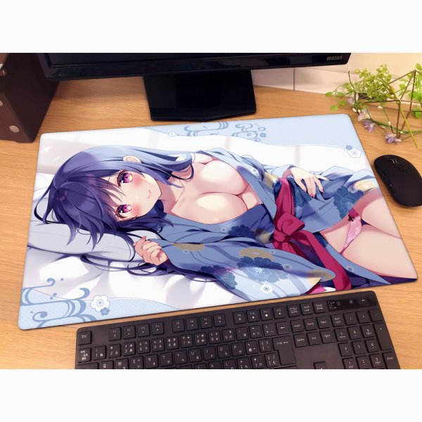 画像2:  【予約商品】  カーテン魂　ぱん先生　ラバーマット（うた／添い寝） 【26年4月下旬発売】 (2)