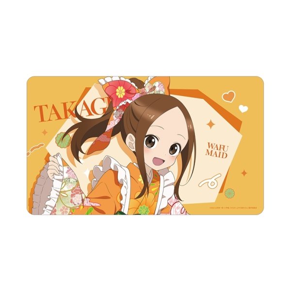 画像1:  【予約商品】  アルマビアンカ　からかい上手の高木さん 描き下ろし 高木さん 和風メイドver. マルチデスクマット 【26年4月中旬発売】 (1)