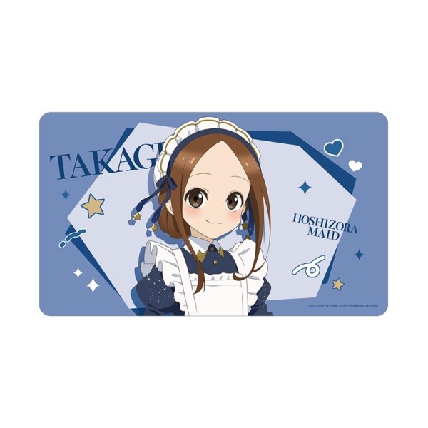 画像1:  【予約商品】  アルマビアンカ　からかい上手の高木さん 描き下ろし 高木さん 星空メイドver. マルチデスクマット 【26年4月中旬発売】 (1)