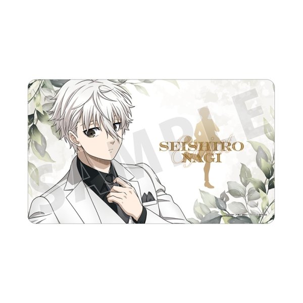 画像1:  【予約商品】  アルマビアンカ　TVアニメ『ブルーロック』 描き下ろし 凪 誠士郎 スーツモデルver. 第2弾 マルチデスクマット 【26年5月中旬発売】 (1)