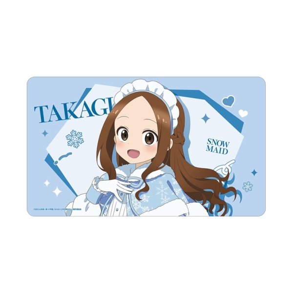 画像1:  【予約商品】  アルマビアンカ　からかい上手の高木さん 描き下ろし 高木さん スノーメイドver. マルチデスクマット 【26年4月中旬発売】 (1)