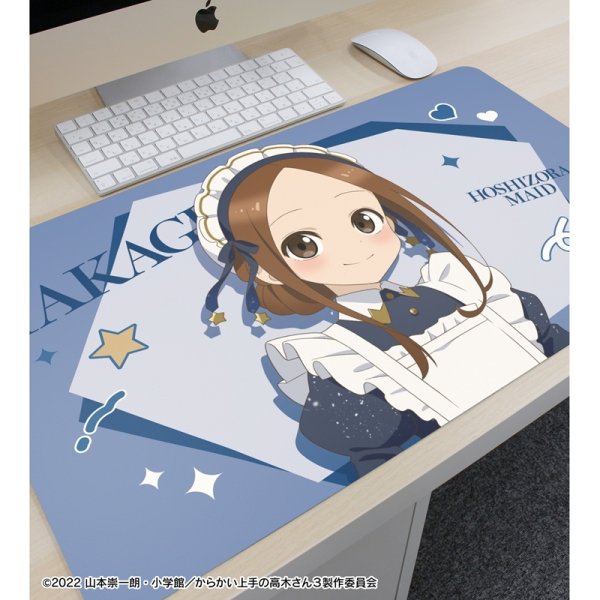 画像3:  【予約商品】  アルマビアンカ　からかい上手の高木さん 描き下ろし 高木さん 星空メイドver. マルチデスクマット 【26年4月中旬発売】 (3)