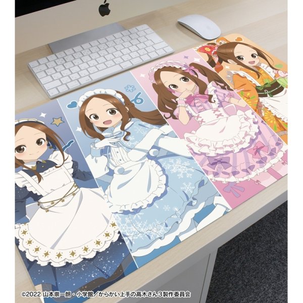 画像3:  【予約商品】  アルマビアンカ　からかい上手の高木さん 描き下ろし 高木さん メイドver. マルチデスクマット 【26年4月中旬発売】 (3)