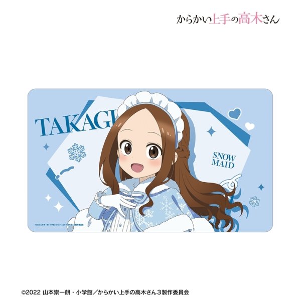 画像2:  【予約商品】  アルマビアンカ　からかい上手の高木さん 描き下ろし 高木さん スノーメイドver. マルチデスクマット 【26年4月中旬発売】 (2)